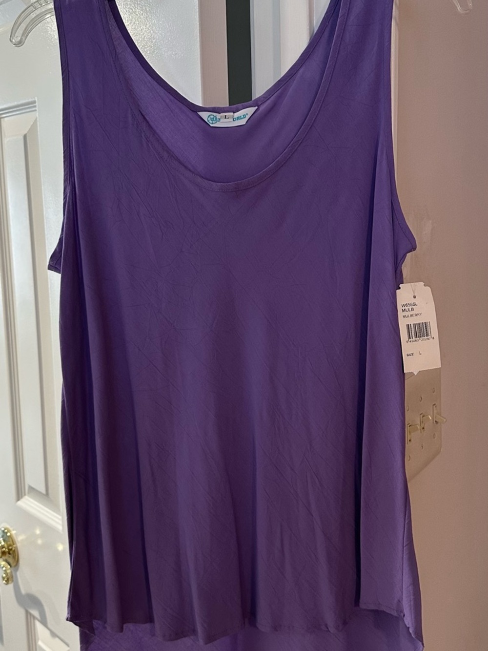 Jams World Mulberry Scoop Neck Sleeveless Tank NWT